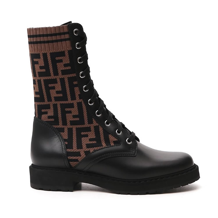 FILUXE-Fendi 真皮logo短靴-8T6780A8C7