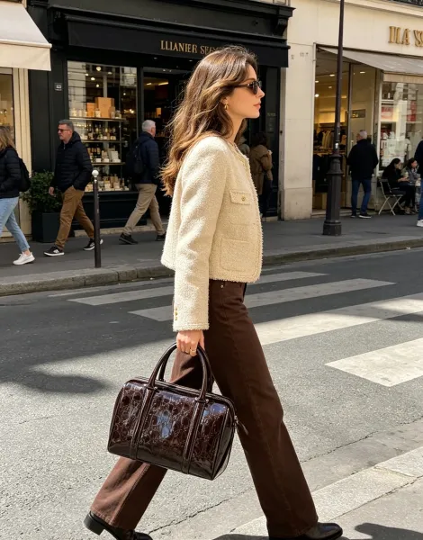 Dior 漆皮波士頓手提袋