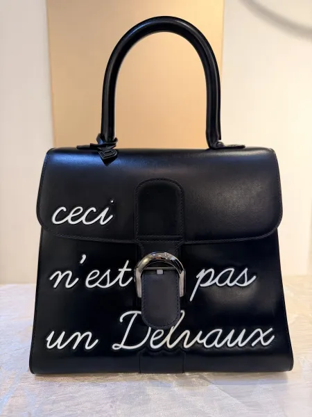 Delvaux BoxCalf 塗鴉限量版手袋
