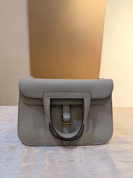 Hermes Halzan25 8L 銀扣