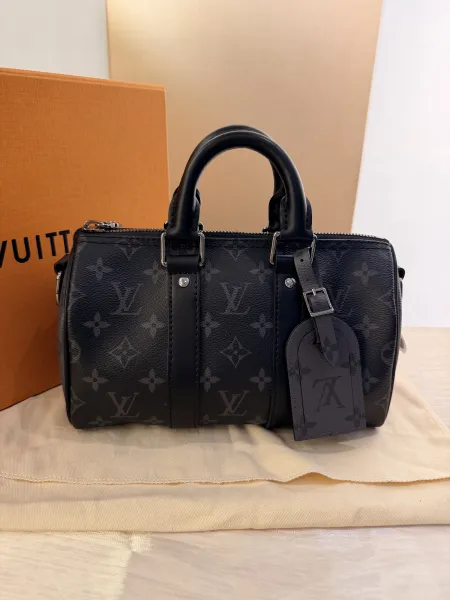 LV Keepall 25 黑武士斜孭袋